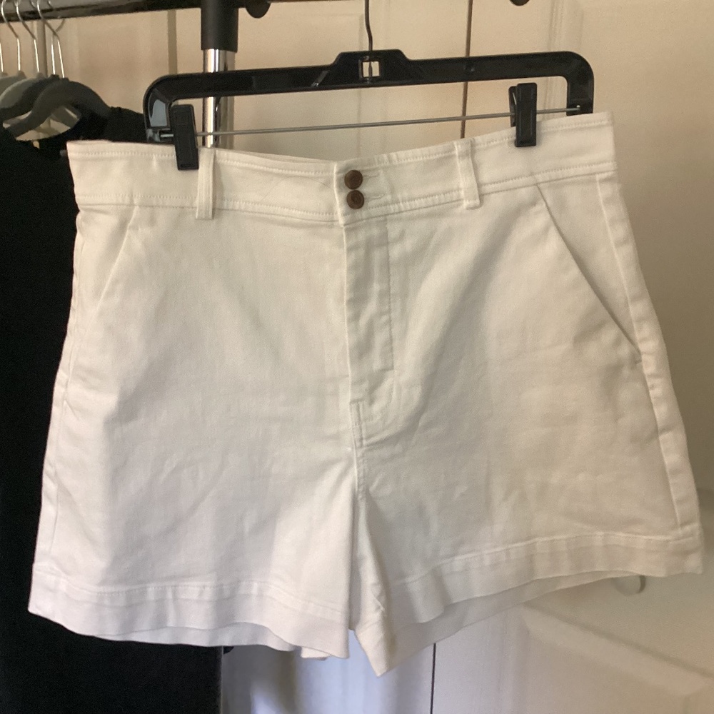 Everlane Women's The Way-High Twill Short In Bone